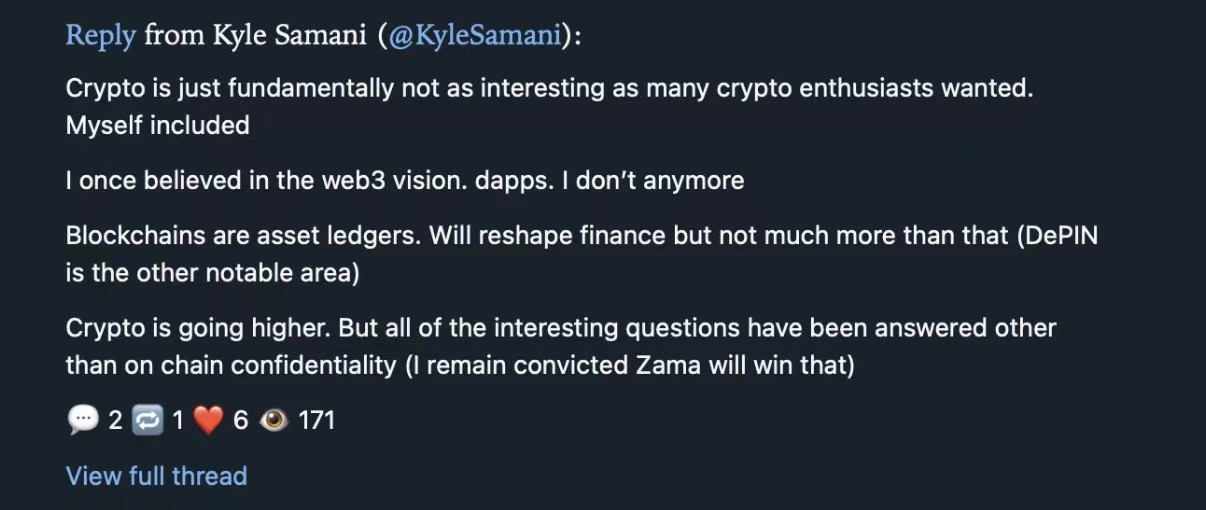 Kyle 离开了加密行业，我有点伤心 –缩略图