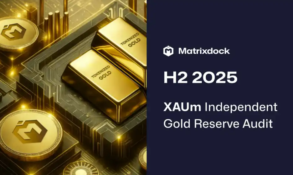 Matrixdock发布最新半年度实物黄金审计报告，强化实物黄金透明度实践 –缩略图